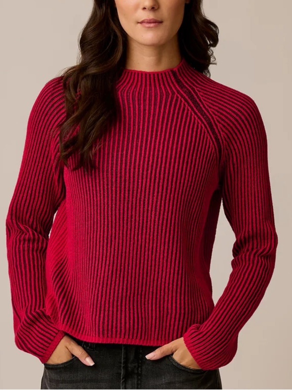 Carve Designs Ivy Ribbed Crewneck Sweater NWT